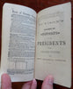 Tunison County Finder & Presidential Portraits c. 1891 illustrated booklet