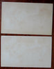 American Machine Co. Lot x 2 Trade Cards c. 1890 women at work domestic scene
