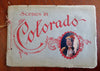 Colorado Souvenir Album Denver Rocky Mountains c. 1900 illustrated promo book