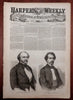 Rebel Prisoners Gold Panic Harper's Civil War newspaper 1863 complete issue