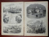 Rebel Prisoners Gold Panic Harper's Civil War newspaper 1863 complete issue