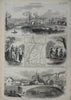 Rebel Prisoners Gold Panic Harper's Civil War newspaper 1863 complete issue