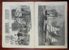 Rebel Prisoners Gold Panic Harper's Civil War newspaper 1863 complete issue