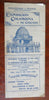 Chicago World's Fair Spanish Language Promo Brochure 1893 illustrated ad w/ map