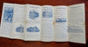 Chicago World's Fair Spanish Language Promo Brochure 1893 illustrated ad w/ map