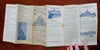 Chicago World's Fair Spanish Language Promo Brochure 1893 illustrated ad w/ map