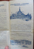 Chicago World's Fair Spanish Language Promo Brochure 1893 illustrated ad w/ map