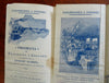 Chicago World's Fair Spanish Language Promo Brochure 1893 illustrated ad w/ map
