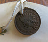 Penny for Your Thoughts 1893 unique hand made children's game Indian head Penny