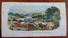 Dakota harvest scene Chicago Milwaukee & St. Paul Railway 1870s advertising card