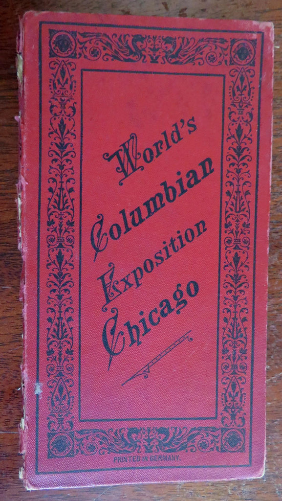 Chicago World's Columbian Exposition World's Fair 1893 souvenir pictorial album
