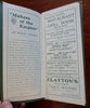 London Hippodrome Theatre Program 1911 illustrated booklet w/ admission ticket