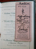 London Hippodrome Theatre Program 1911 illustrated booklet w/ admission ticket