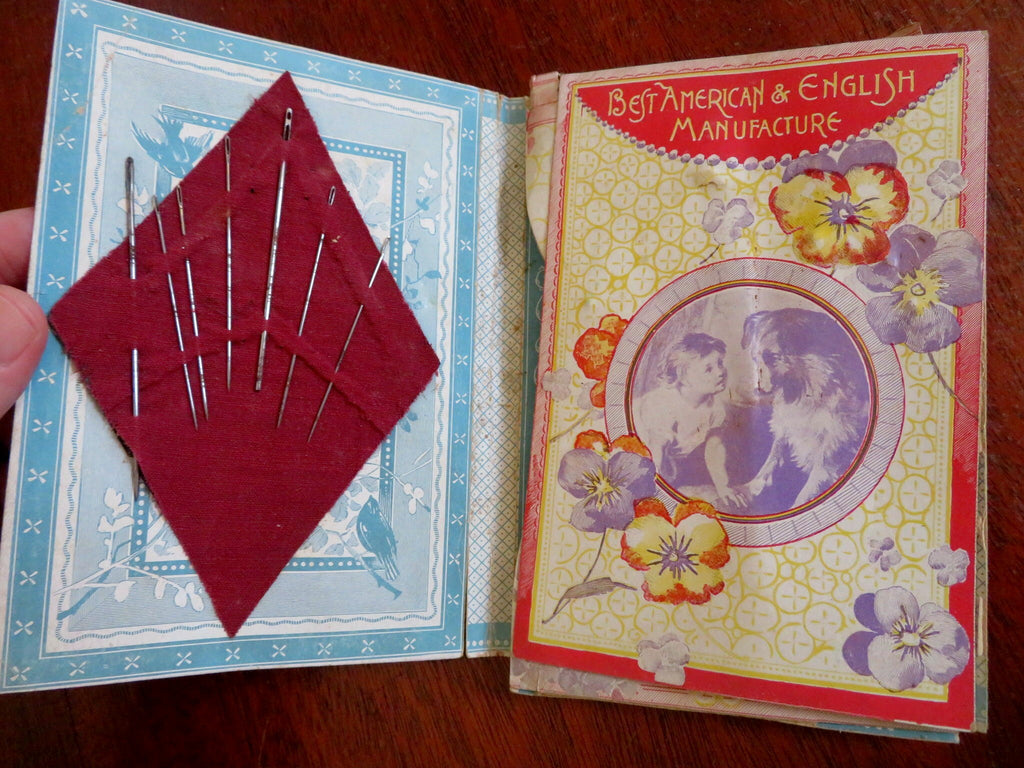 Brabant Handy Package Sewing Supplies Pins Needles Safety Pins 1880's kit