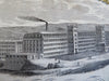 Androscoggin Mills Lewiston Maine Factory View c. 1880's decorative print