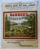 Barker's Illustrated Almanac 1899 color pictorial cartoon farmer's guide