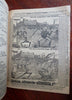 Barker's Illustrated Almanac 1899 color pictorial cartoon farmer's guide