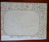 Lover's Keepsake Valentine Floral Print c. 1850's-60's Mansell hand created