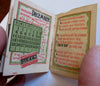 Oakley's Queen Soap Miniature Pocket Calendar 1887 product promotional booklet