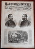 Chickahominy Swamp Pickets Harper's Civil War newspaper 1862 complete issue