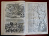 Chickahominy Swamp Pickets Harper's Civil War newspaper 1862 complete issue