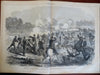 Chickahominy Swamp Pickets Harper's Civil War newspaper 1862 complete issue