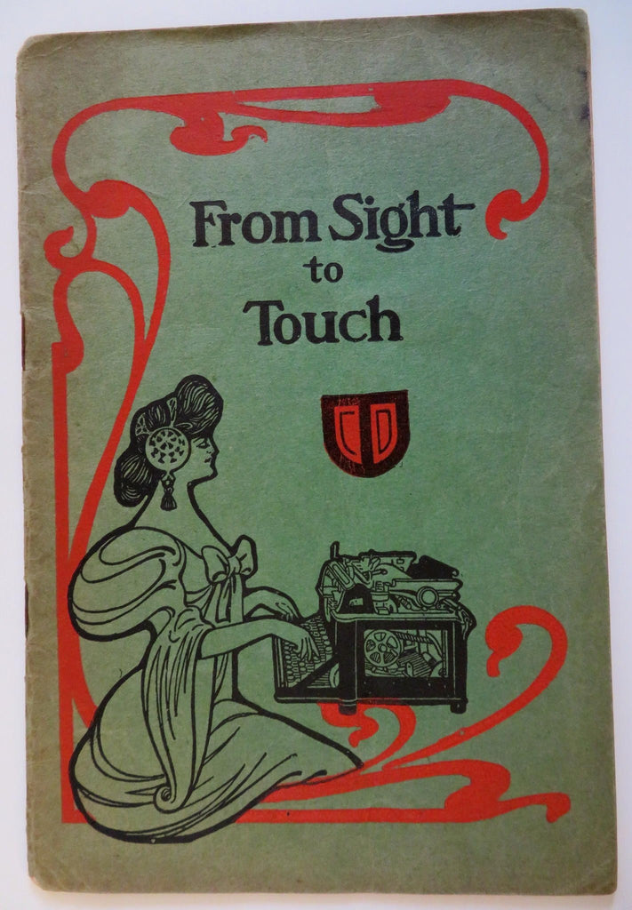 Sight to Touch Typewriting Instruction Manual 1904 Kennedy secretary booklet