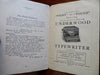 Sight to Touch Typewriting Instruction Manual 1904 Kennedy secretary booklet