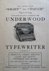 Sight to Touch Typewriting Instruction Manual 1904 Kennedy secretary booklet