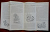 Caribbean Cruise Canadian National Steamships c. 1955 illustrated tourist ad