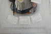 Necco Sweets Candy Advertising Calendar 1907 sewing woman cat & yarn promo