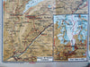 Brig Switzerland Excursions Tourist Info c. 1890's illustrated brochure w/ maps