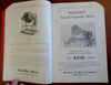 Brackett & Shaw Catalogue water heat power light c. 1890's Somersworth NH rare
