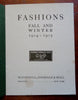Fashion Men's & Women's Clothing 1904 Fall & Winter trade promo catalogue