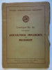 Poland Polish Engineering Industry Agriculture Tools & Machinery 1930's booklet