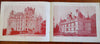 France Chateaux of the Loire Valley Castle 1950's souvenir 3-D book w/ glasses