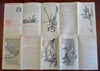 Agricultural Equipment Advertising map 1894 D.M. Osbourne merchant brochure