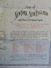 Agricultural Equipment Advertising map 1894 D.M. Osbourne merchant brochure