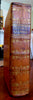 Tattler & Guardian Early British Newspapers 1831 PA nice decorative leather book