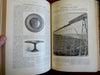 Scientific Review Arts France Inventions 1901 Illustrated 2 vol. leather set