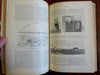 Scientific Review Arts France Inventions 1901 Illustrated 2 vol. leather set