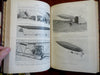 Scientific Review Arts France Inventions 1901 Illustrated 2 vol. leather set