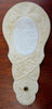Novelty Fan Book Love Poem Flowers Valentine c. 1860's embossed pocket gift item
