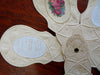 Novelty Fan Book Love Poem Flowers Valentine c. 1860's embossed pocket gift item