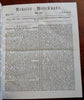 William the Conqueror map Ireland England Allgemeine Zeitung 1789 German newsppr