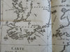 William the Conqueror map Ireland England Allgemeine Zeitung 1789 German newsppr