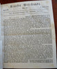 William the Conqueror map Ireland England Allgemeine Zeitung 1789 German newsppr