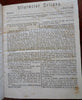 Nelson v. Napoleon Nile Battle map in Allgemeine Zeitung 1798 German rare book