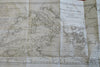 Nelson v. Napoleon Nile Battle map in Allgemeine Zeitung 1798 German rare book