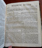 Nelson v. Napoleon Nile Battle map in Allgemeine Zeitung 1798 German rare book